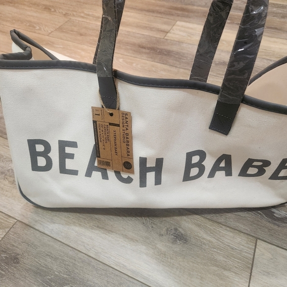 Santa Barbara Design Studio Beach Babe White Tote Bag - Picture 2 of 11